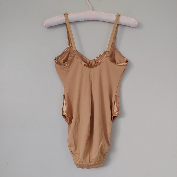 Maison Lejaby Nuage Bodysuit Size 36B Shaping Nude Tan - Picture 11 of 16
